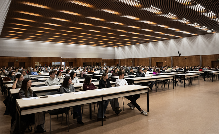 Un momento del acto institucional.